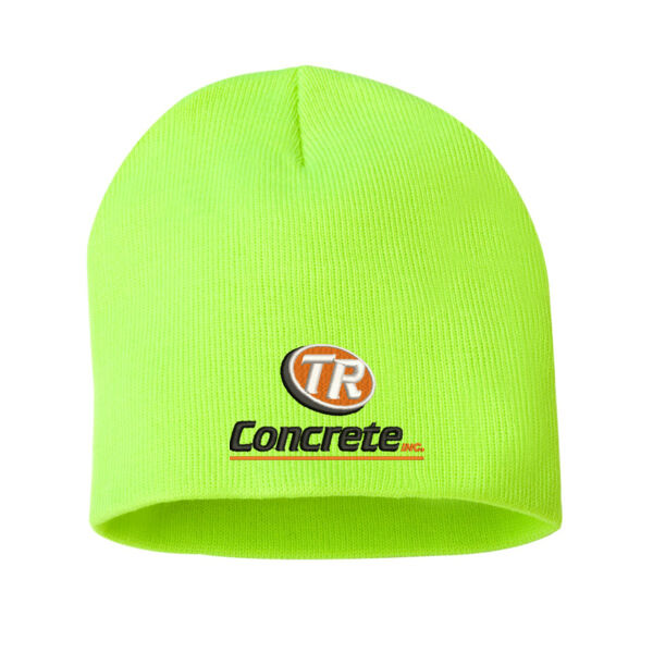 TR Concrete - Sportsman - 8" Knit Beanie - Embroidered Logo Thumbnail