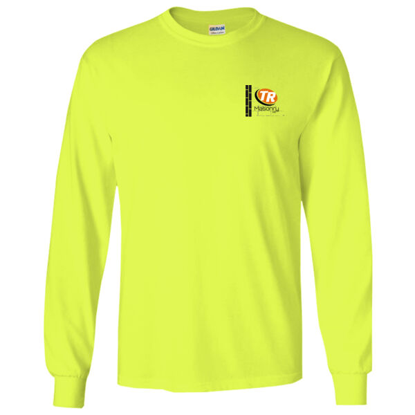 TR Masonry - Gildan - Ultra Cotton® Long Sleeve T-Shirt - Screen Print Logo Thumbnail