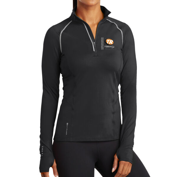 TR Masonry - OGIO® ENDURANCE Ladies Nexus 1/4-Zip Pullover - Printed Logo Thumbnail