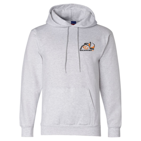 TR Excavating - Champion - Double Dry Eco® Hooded Sweatshirt - Embroidered Logo Thumbnail