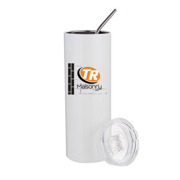 20oz Stainless Steel Tumbler - Sublimated Logo Thumbnail