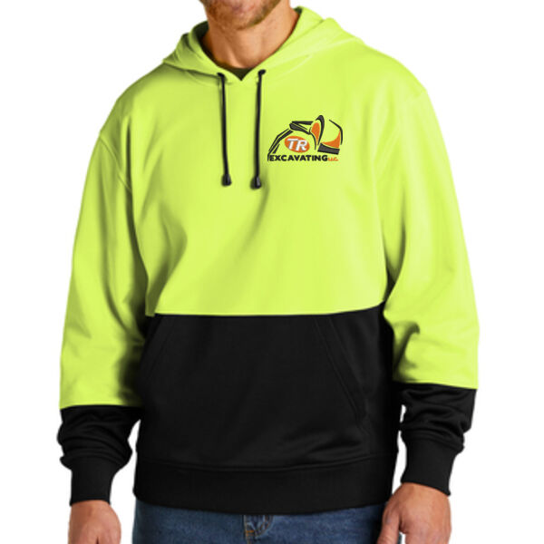 CornerStone Enhanced visibility Fleece Pullover Hoodie - Embroidered Logo Thumbnail