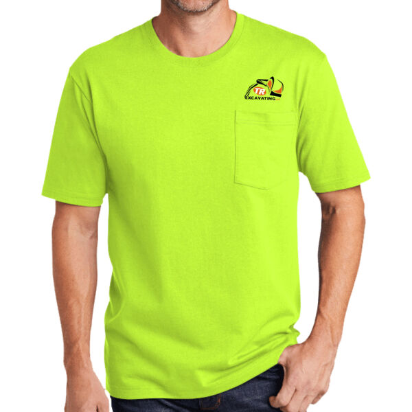 CornerStone Workwear Pocket Tee - Screen Print Logo Thumbnail