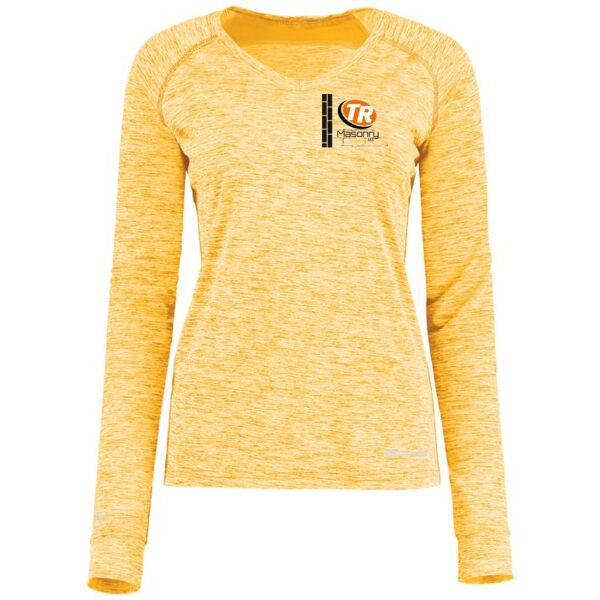 Holloway Ladies Electrify Coolcore Long Sleeve Tee - Screen Print Logo Thumbnail