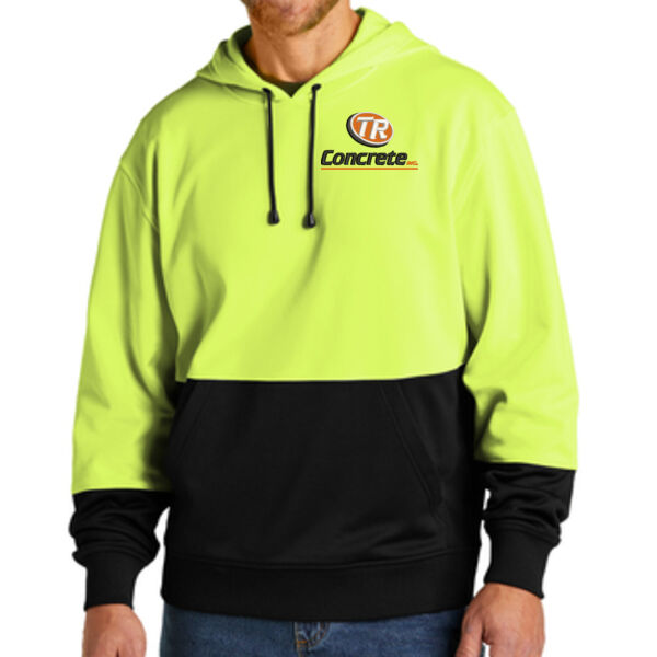 CornerStone Enhanced visibility Fleece Pullover Hoodie - Embroidered Logo Thumbnail
