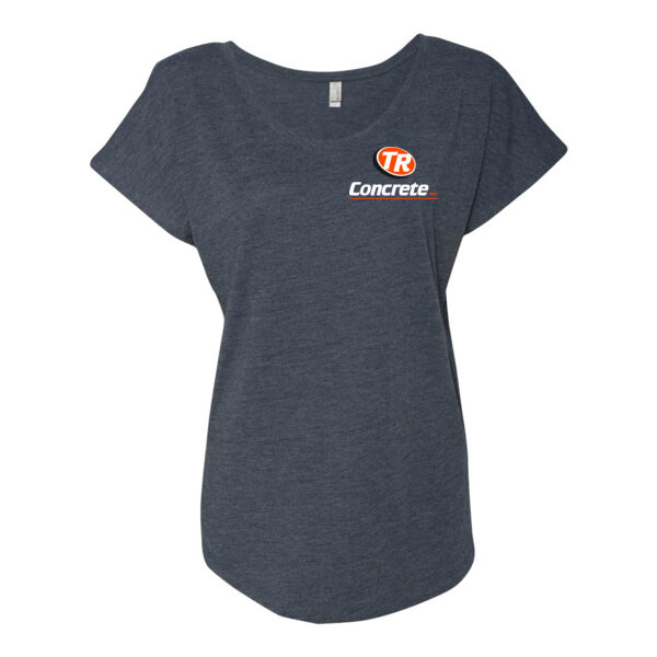 Women's Triblend Short Sleeve Dolman - Screen Print Logo Thumbnail