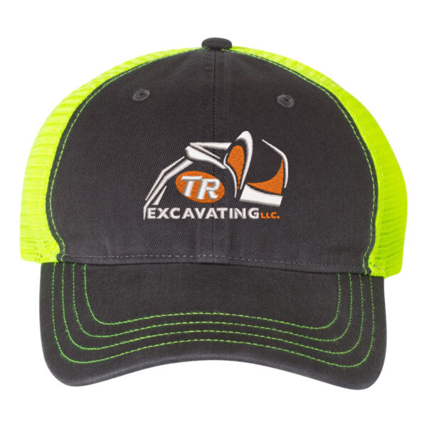 Richardson - Garment-Washed Trucker Cap - Embroidered Logo Thumbnail