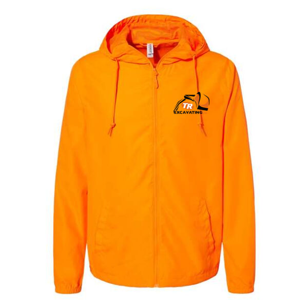 Independent Trading Co. - Unisex Lightweight Windbreaker Full-Zip Jacket - Screen Print Logo Thumbnail