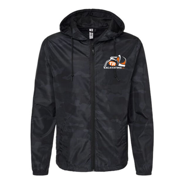 Independent Trading Co. - Unisex Lightweight Windbreaker Full-Zip Jacket - Screen Print Logo Thumbnail