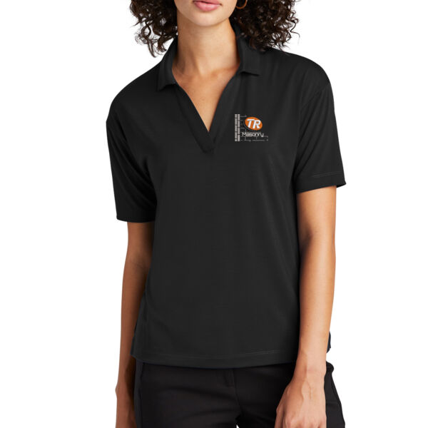 MERCER+METTLE™ Women’s Stretch Jersey Polo - Embroidered Logo Thumbnail