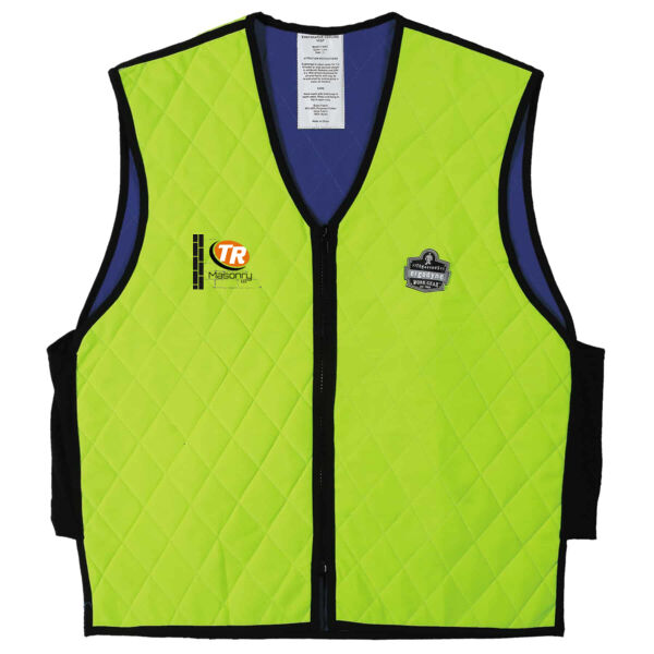 Chill-Its 6665 Evaporative Cooling Vest - Embedded Polymers, Zipper Closure - Screen Print Logo Thumbnail