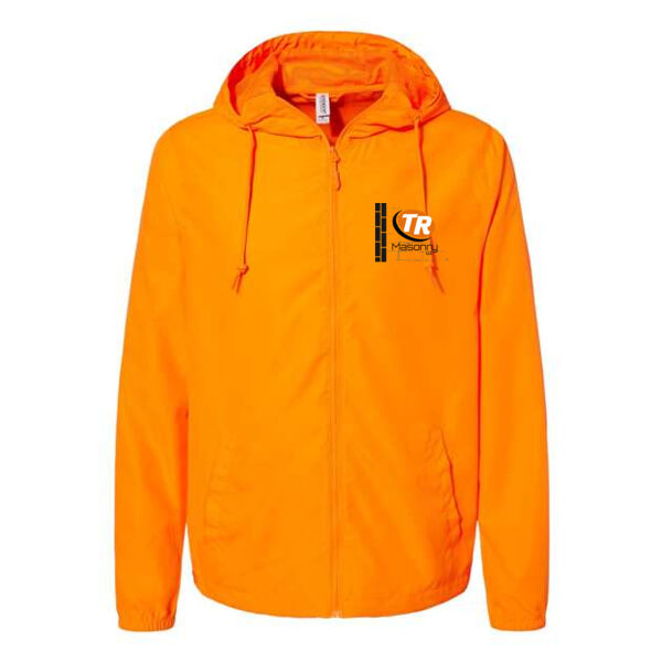 Independent Trading Co. - Unisex Lightweight Windbreaker Full-Zip Jacket - Screen Print Logo Thumbnail