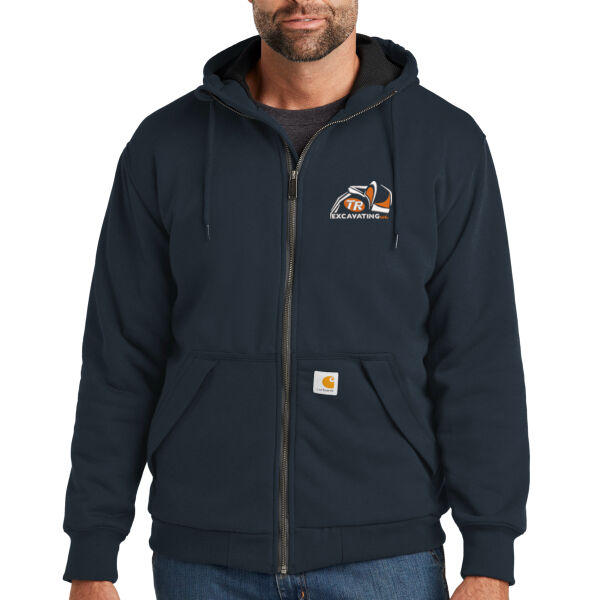 Carhartt Midweight Thermal-Lined Full-Zip Sweatshirt - Embroidered Logo Thumbnail