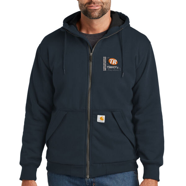 Carhartt Midweight Thermal-Lined Full-Zip Sweatshirt - Embroidered Logo Thumbnail