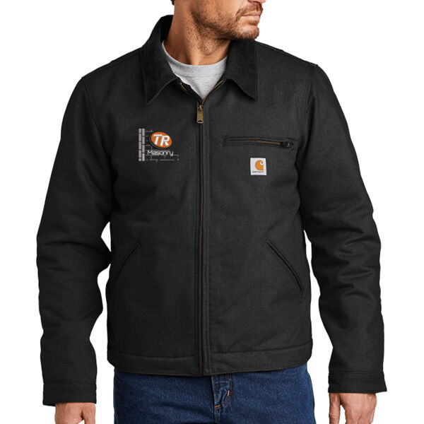 Carhartt Duck Detroit Jacket - Embroidered Logo Thumbnail