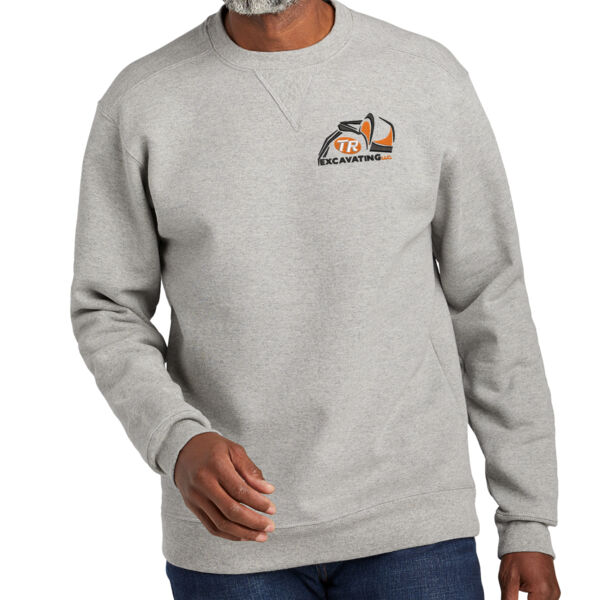 Volunteer Knitwear™ Chore Fleece Crewneck - Embroidered Logo Thumbnail