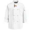 Eight Knot Button Chef Coat with Thermometer Pocket Thumbnail