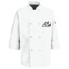 Button Chef Coat with Thermometer Pocket Thumbnail