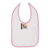 Infant Contrast Trim Premium Jersey Bib Thumbnail