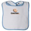 Infant Contrast Trim Terry Bib Thumbnail
