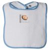 Infant Contrast Trim Terry Bib Thumbnail