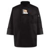 Black Knot Button Chef Coat Thumbnail