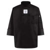 Black Knot Button Chef Coat Thumbnail